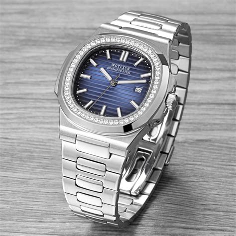 cheaper alternative to patek philippe nautilus|patek philippe full diamond price.